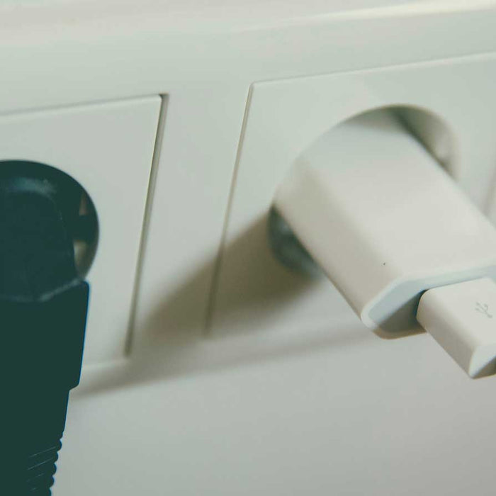 plugs going into wall