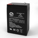 AJC Battery Compatible with uhomepro 4 Wheeler Ride On Q12410 Q12411 Q12412 6V 5Ah Ride-On Toy Battery