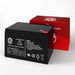 Chloride 100001013602012V 12V 12Ah Emergency Light Replacement Battery