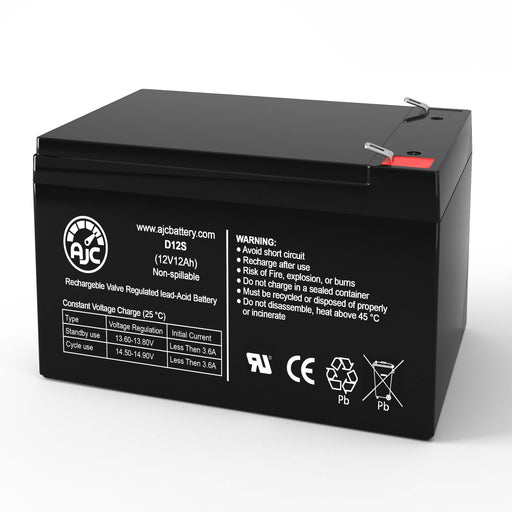 Hawk Scout Aqua Sea 12V 12Ah Electric Bicycle Replacement Battery