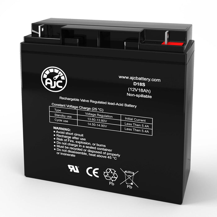 Alpha Technologies ALIBP 700-1000T 12V 18Ah UPS Replacement Battery