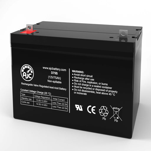 Universal Power Group UPG 12V-75AH NB 12V 75Ah Solar Replacement Battery