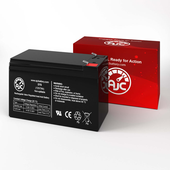 Mustang E-500 12V 7Ah Electric Scooter Replacement Battery