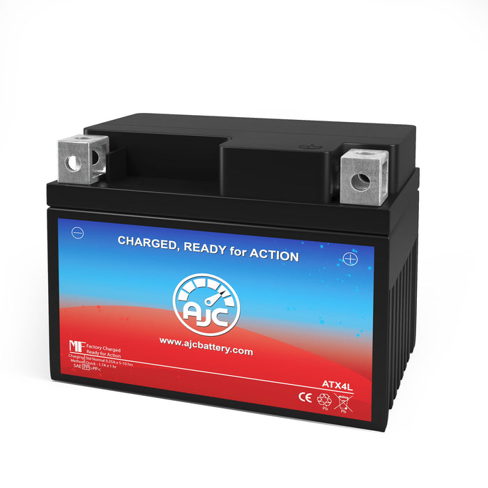 AJC Battery Compatible with Peugeot SC LI Metropolis 80CC Scooter and Moped Battery