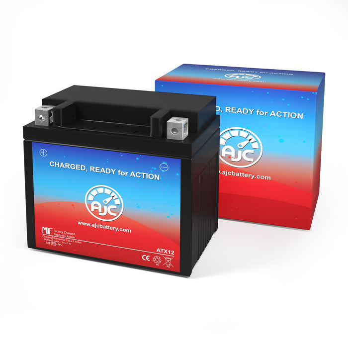 AJC Battery Compatible with Piaggio (Vespa) LX150 150CC Scooter and Moped Battery (2008-2014)