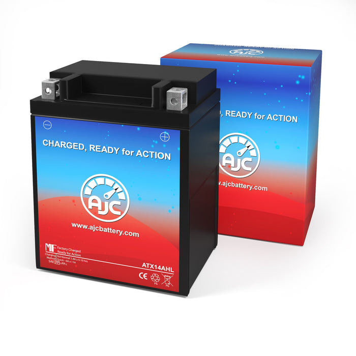 AJC 14AHL-BS Powersports Replacement Battery