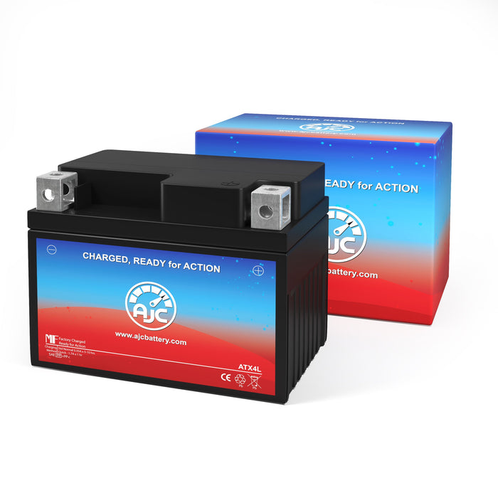 AJC Battery Compatible with Piaggio (Vespa) Free 50CC Scooter and Moped Battery