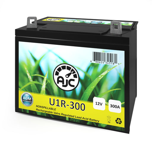 AJC Battery Compatible with Sears MTS5500 28842 U1R Lawn Mower and Tractor Battery