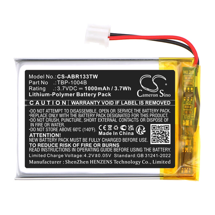 Anbernic Bambini Reer 50133 Care and talk Tectalk Float Two Way Radio Replacement Battery