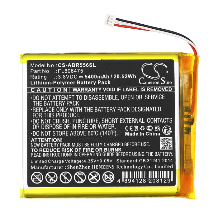 Abilanx RG556 Game Replacement Battery