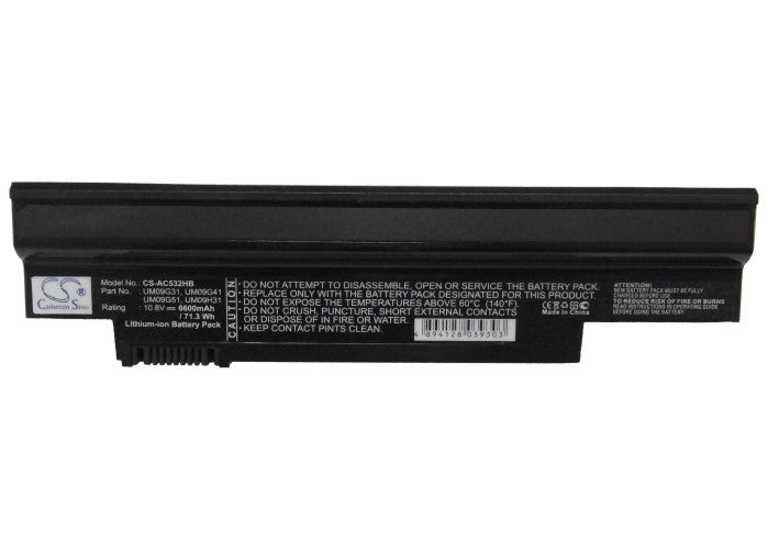 Acer AO532h-2Db AO532h-2Dr AO532h-2Ds AO532h-21b AO532h-21r AO532h-21s AO532h-2223 AO532h-2226 AO532h-2730 AO5 Laptop and Notebook Replacement Battery