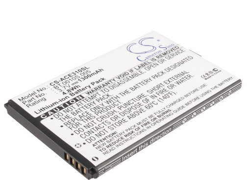 Acer Liquid Mini E310 Liquid Express E320 Liquid Gallant Duo E330 E330 Liquid Glow beTouch E210 E210 E310F Liquid Min Mobile Phone Replacement Battery