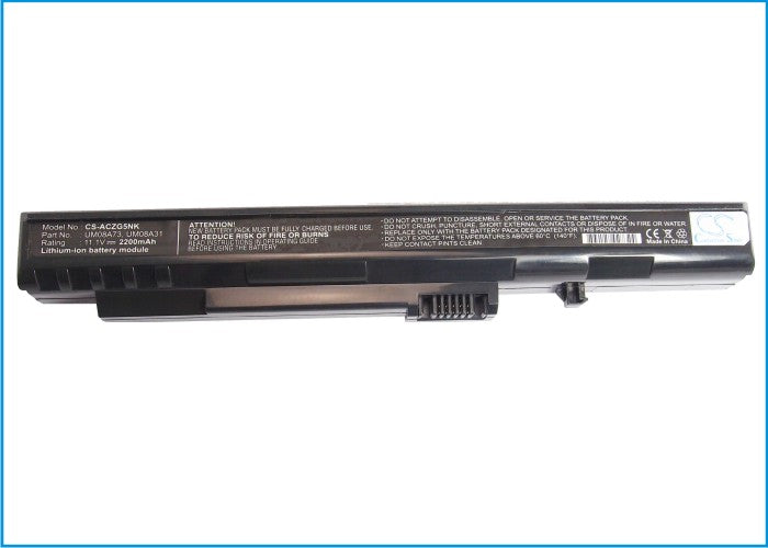 Acer Aspire One Aspire One A110-1295 Aspire One A110-1545 Aspire One A110-1691 Aspire One A110-1698 Aspire One Laptop and Notebook Replacement Battery