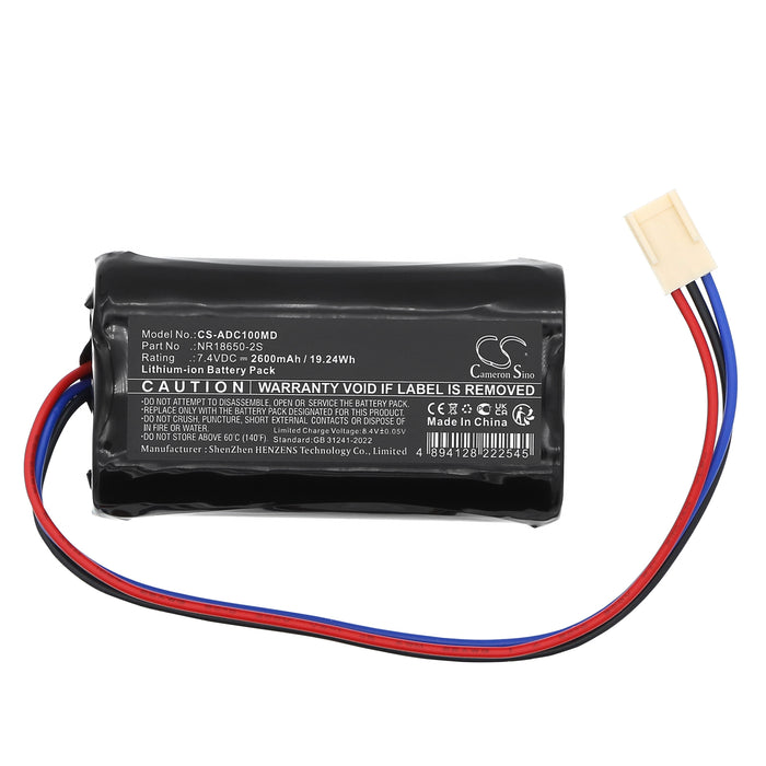 Aspel AsCard,M-Trace electrocardiographs Medical Replacement Battery