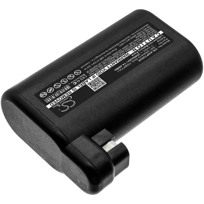 AEG Electrolux Osiris,900258195,RX7-1-TM,900277268,RX9-1-IBM,900277283,RX9-1-SGM,900277478,RX9-2-4STN,9002774 2000mAh Black Vacuum Replacement Battery