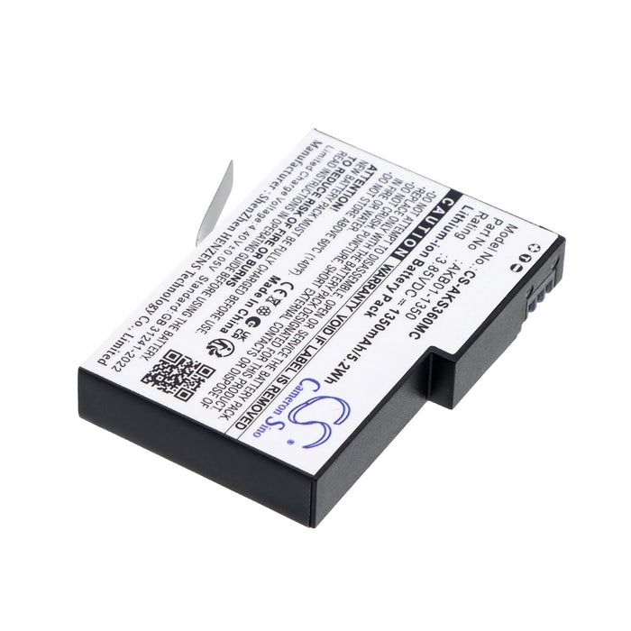 Akaso 360 Action Camera Weatherproof 360 Action Camera Camera Replacement Battery