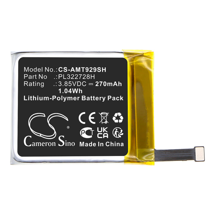 Amazfit A1929 Stratos 3 Smart Watch Replacement Battery