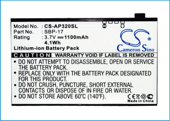 Asus P320 P850 Galaxy Mini Mobile Phone Replacement Battery
