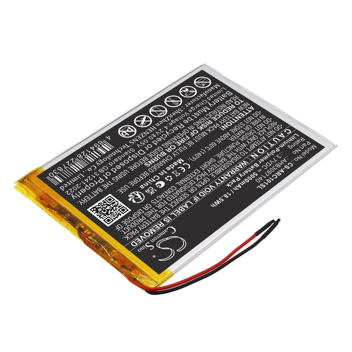 Archos 101 Core 3G AC101ASWFV2 AC101CR3GV2 AC101CR3GV4 Tablet Replacement Battery