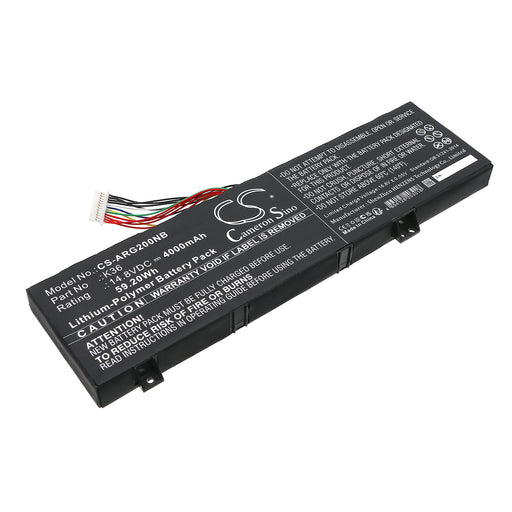 Gxnova M15X M15RX Laptop and Notebook Replacement Battery