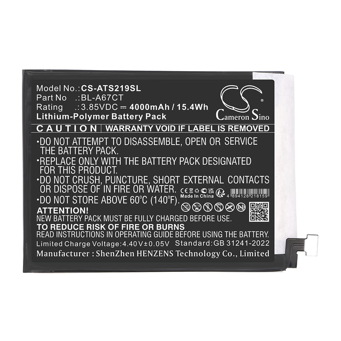 Cricket Outlast 5G Outlast 5G SN509C SN509C Mobile Phone Replacement Battery