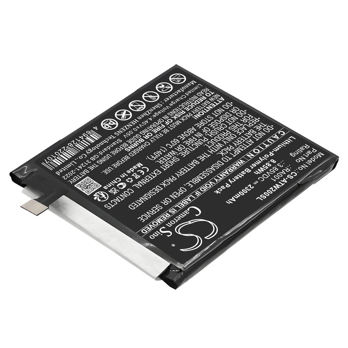 At&T Vista WTATTRW2 Mobile Phone Replacement Battery