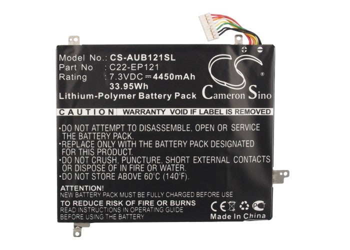 Asus Eee Pad Slate Eee Pad B121 Eee Pad Slate EP121 Eee Slate B121-1A001F Eee Slate B121-1A008F Eee Slate B121-1A010F Eee S Tablet Replacement Battery