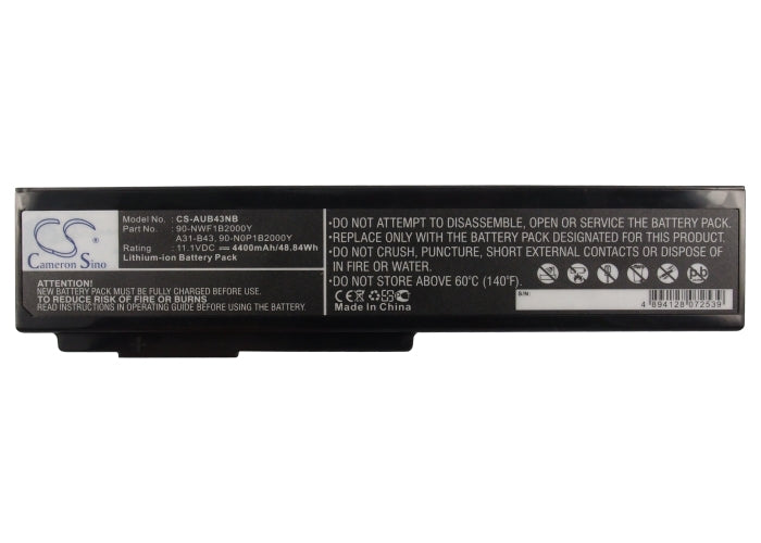 Asus B43 B43E B43E-VO009X B43E-VO010X B43EI B43F B43F-A1B B43F-V0100X B43F-VO015X B43F-VO017X B43F-VO023V B43F Laptop and Notebook Replacement Battery