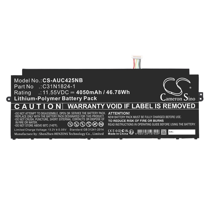 Asus C433TA, Chromebook C425TA, Chromebook C425TA-1A, Chromebook C425TA-AJ0028, Chromebook C425TA-AJ0058, Chro Laptop and Notebook Replacement Battery