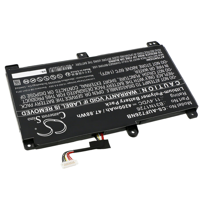 Asus TUF Gaming A17 FA706II-H7004T TUF554GE-E4539 TUF Gaming A17 FA706IU-H7017R TUF Gaming A17 FA706II-H7085 T Laptop and Notebook Replacement Battery
