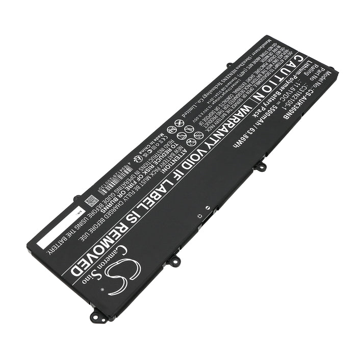 Asus K3605VU, K3605VV, K3605VV-BB74, K3605VV-ES96, K3605VV-MX047, K3605VV-MX118W, K3605VV-MX128W, K3605VV-N102 Laptop and Notebook Replacement Battery