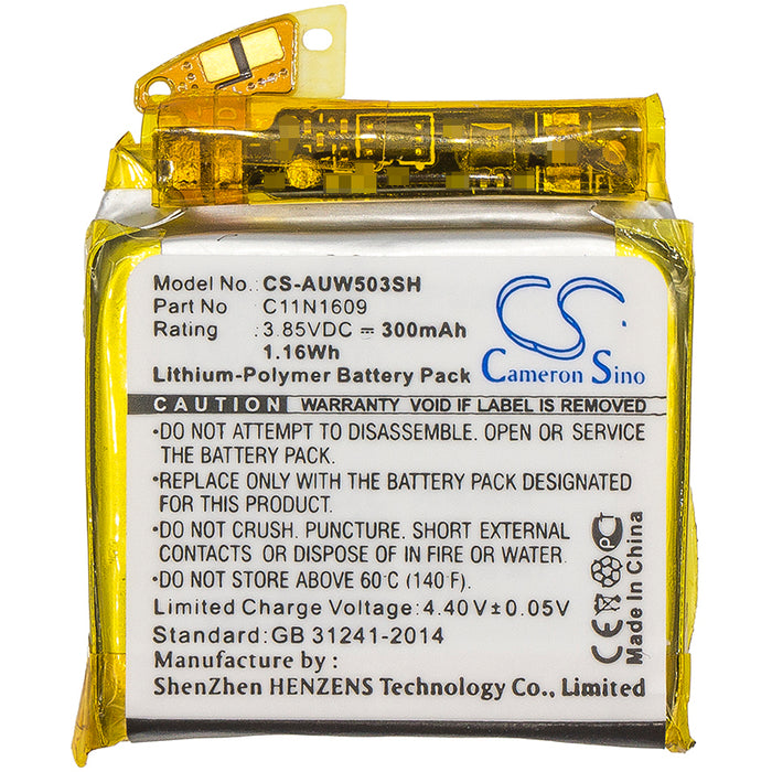 Viasys Healthcare ZenWatch 3 WI503Q Smart Watch Replacement Battery