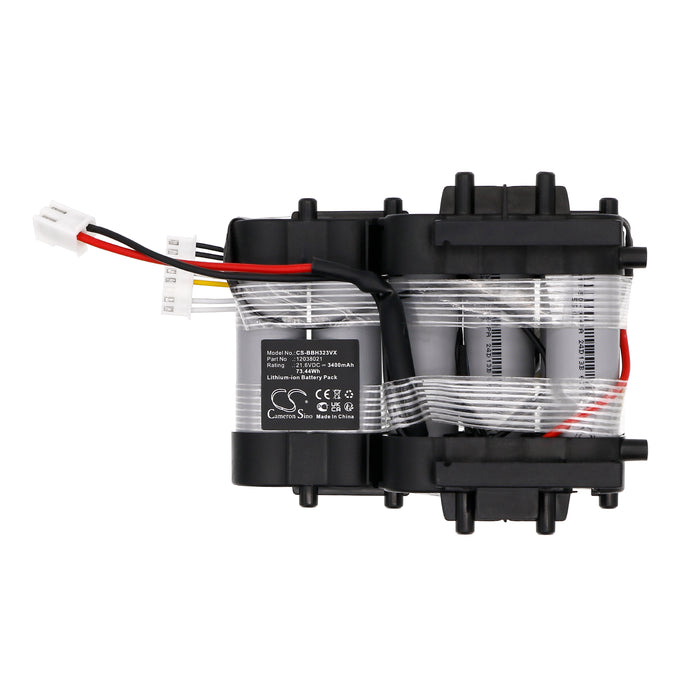 Bosch 323204 23 01 BBH32101 BBH32101 01 BBH32101 03 BBH32101 04 BBH3211GB BBH3211GB 01 BBH3211GB 03 BBH3211GB 04 BB 3400mAh Vacuum Replacement Battery