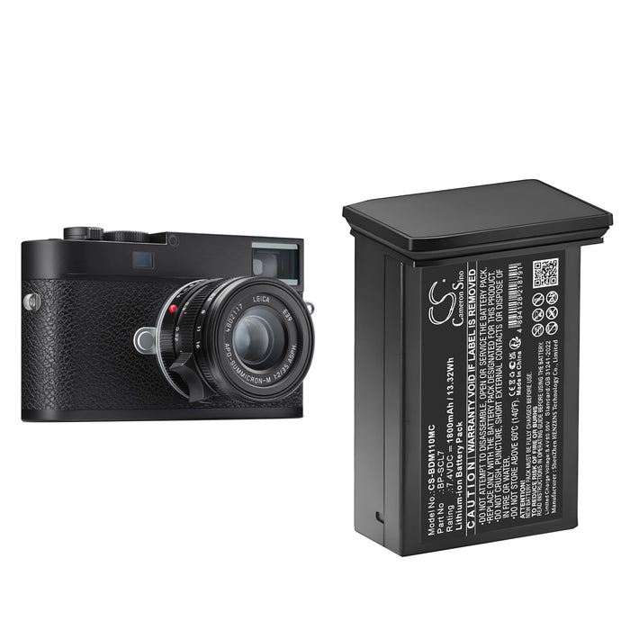 Leica M11 M11 Glossy M11M M11P Camera Replacement Battery