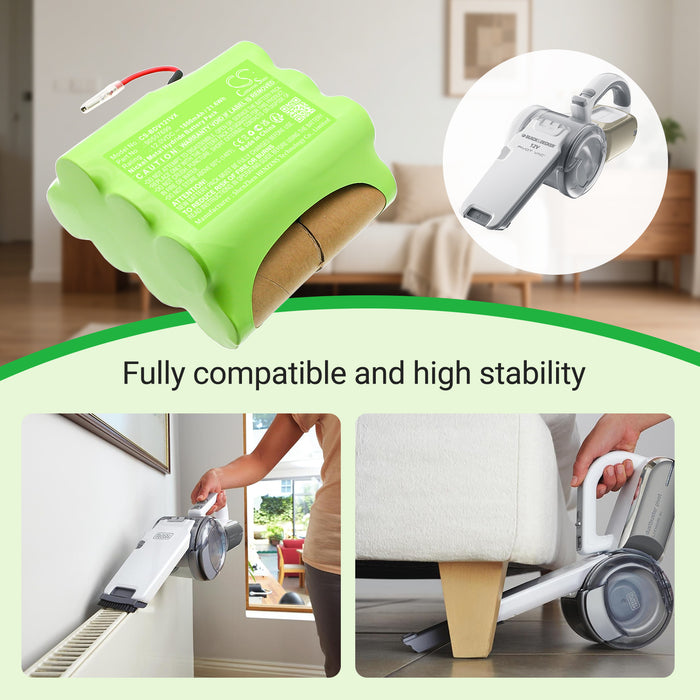 Black & Decker PHV1210 PIVOT VAC 12V Power Tool Replacement Battery