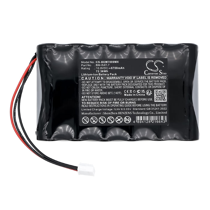 Bionet BM7 Vet Elite 6700mAh Medical Replacement Battery