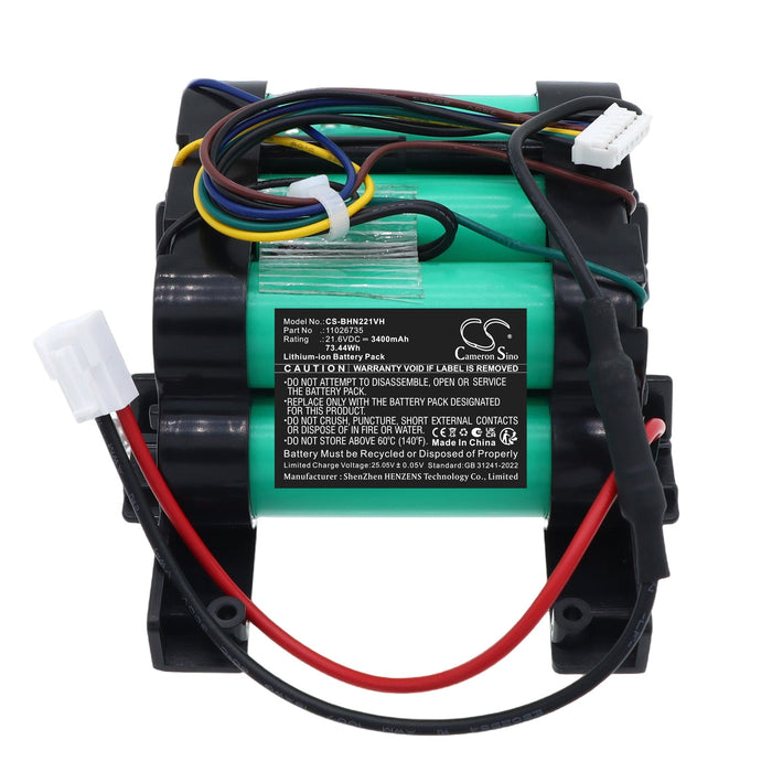 Bosch BBHL2214TW BBHL2214TW01 BBHL2214 3400mAh Vacuum Replacement Battery