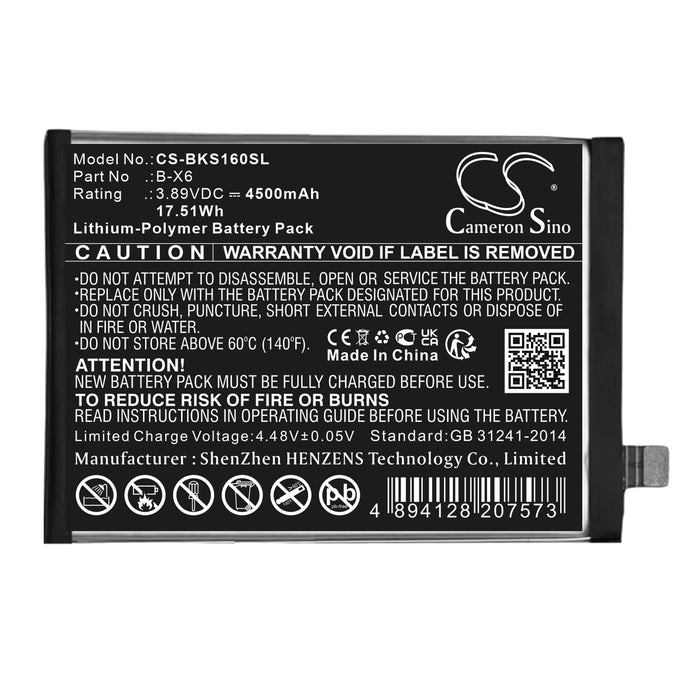 Somfy S16 V2244A Mobile Phone Replacement Battery