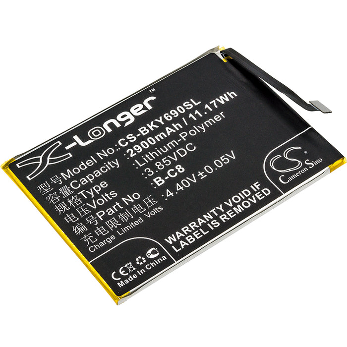 Vivo Y69 Y69 Dual SIM Y69 Dual SIM TD-LTE 1714 Mobile Phone Replacement Battery