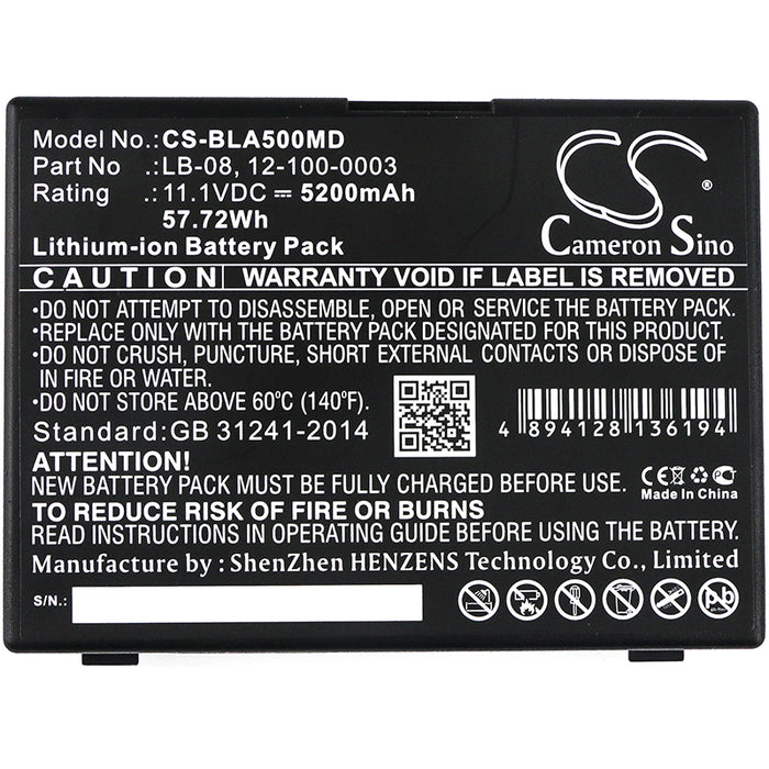 Bolate A5,A6,A8,Q3,V6 Medical Replacement Battery