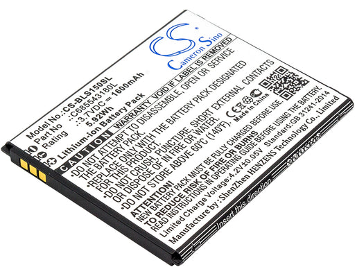BLU Studio X Mini S0150UU S0151UU Mobile Phone Replacement Battery