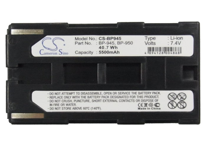 Canon C2 E1 E2 E30 ES-50 ES-55 ES-60 ES-65 ES-75 ES-300V ES-410V ES-420V ES-520A ES-4000 ES-5000 ES-6000 ES-6500V ES-7000es Camera Replacement Battery
