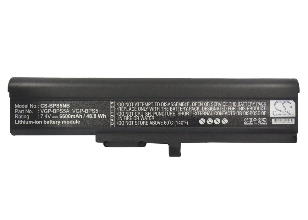 Sony VAIO VGN-TX651P Satellite T4700 Series AIO TX36TP AIO TX37TP AIO VGN-TX15C/W VAIO VGN-TX16C VAIO VGN-TX16 Laptop and Notebook Replacement Battery