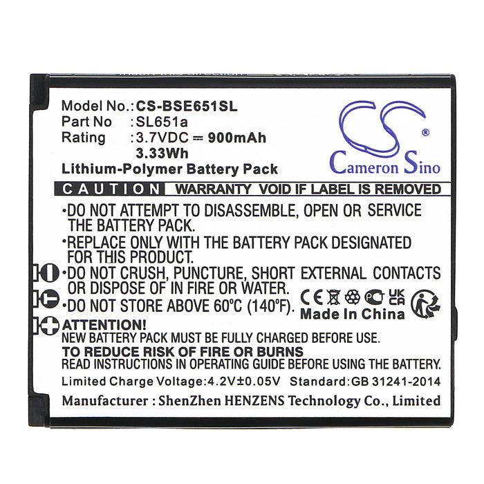 Becker SL651 SL651a Mobile Phone Replacement Battery