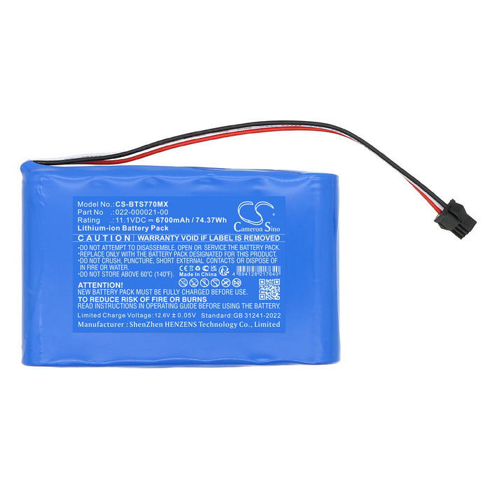 Bistos BT-740 pulse oximeter BT-770 pulse oximeter BT740 pulse oximeter BT770 pulse oximeter Medical Replacement Battery