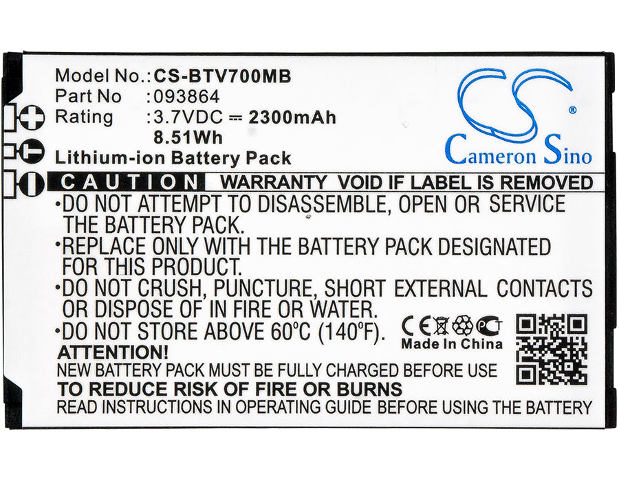 NUK Eco Control + Video Max 410 Baby Monitor Replacement Battery