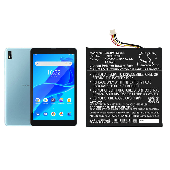 Blackview 3210099 Tab 5 Tab 6 Tablet Replacement Battery