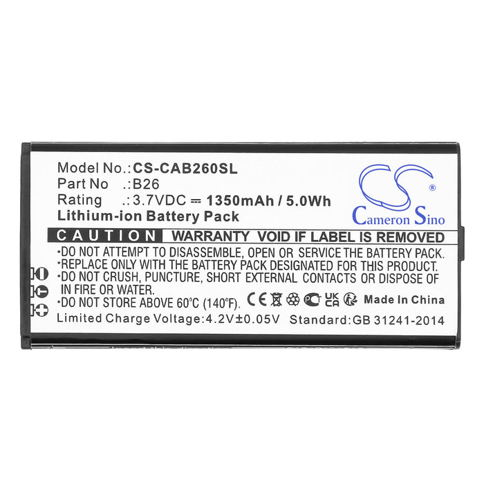 Cardioline B26 Mobile Phone Replacement Battery