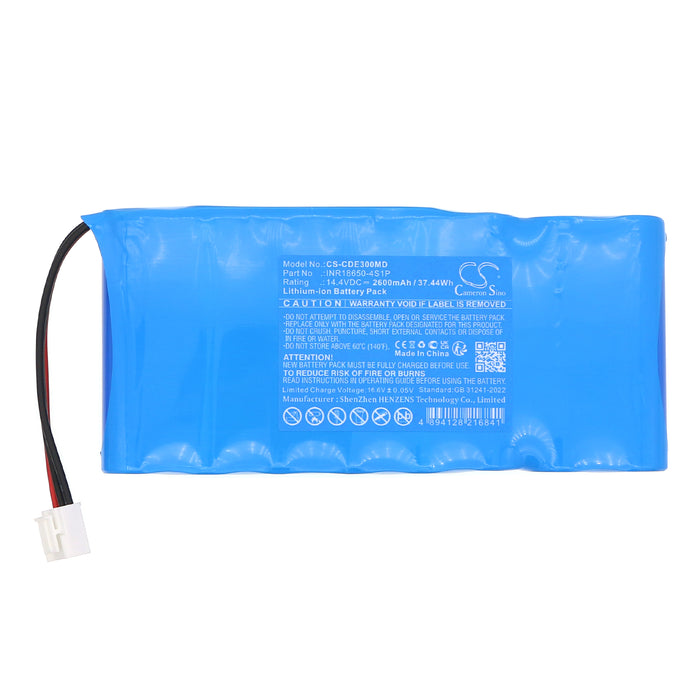 Cardio E3 2600mAh Medical Replacement Battery