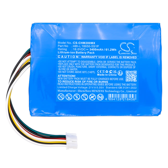 Chattanooga Intelect Legend 2 Ultrasound Intelect Mobile 2 Combo Intelect Mobile 2 Stim Intelect Mobile 2 Ultrasou 3400mAh Medical Replacement Battery